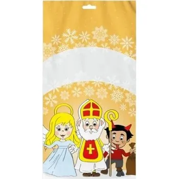 Dárková taška Sáček Mikuláš s eurozávěsem vzor20 20x40x11