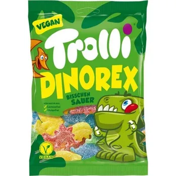 Bonbon Trolli Dino Rex trochu kyselé 150g
