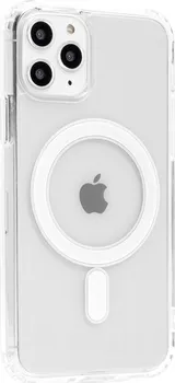 Pouzdro na mobilní telefon Swissten Clear Jelly MagStick pro Apple iPhone 11 Pro Max transparentní