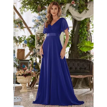 Dámské šaty Ever Pretty plesové šaty sv. modré 9890 Velikost: 4XL / 48 / 16 / 20