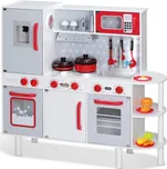 Dětská kuchyňka dřevěná bílá/šedá +…