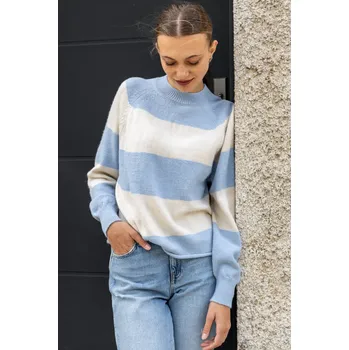 Dámský svetr Jacqueline de Yong JDY dámský svetr Kensa modrý Velikost: XL