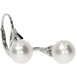 Zlatnictví Helios Náušnice s perlou a diamanty B49892