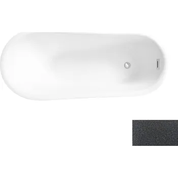 Vana HOPA Volně stojící vana CALIMA Glam - grafitová + Barva - GLAM 03 - grafitová, Barva sifonu - Zlatá, Rozměr vany - 170 × 74 cm, VANCALIM170ZG3