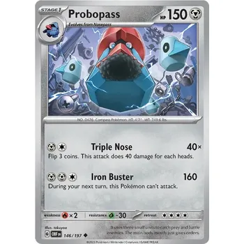 Sběratelská karetní hra Probopass 146/197 - Obsidian Flames Typ karty: Non-Holo