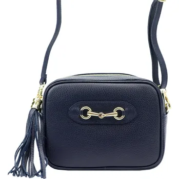 Kabelka Kožená crossbody kabelka Luka 20-040 modrá