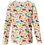 WAMU Dětské tričko s dlouhým rukávem KOČIČÍ LOUKA 116 - 122