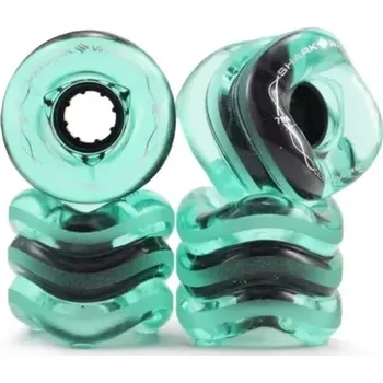 Skateboard Kolečka pro skateboard SHARK WHEEL California Roll | 60x52mm | sada 4ks | TRANS EMERALD