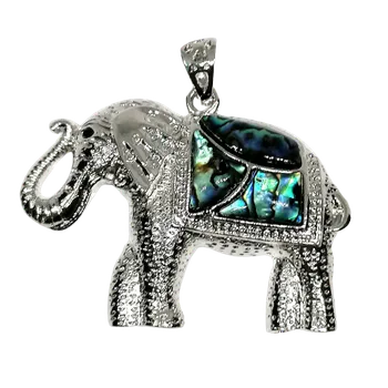 Přívěsek Přívěsek paua slon velký 5,5 cm