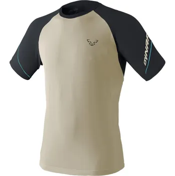 Triko Dynafit Alpine Pro SS TEE rock khaki 2025 Barva: khaki / modrá, Velikost: XL