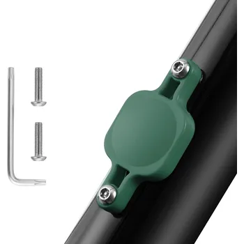 Pouzdro na mobilní telefon OEM Plastový Apple AirTag kryt na kolo Barva: Zelená