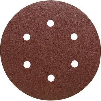 Brusný papír Brusný výsek Norton 150/P40 se suchým zipem, 6 otvorů