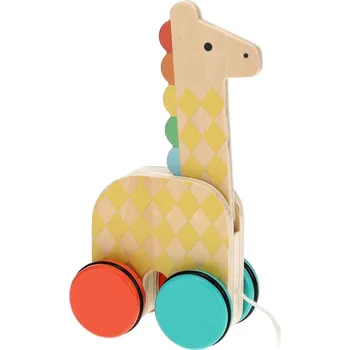 Petit Collage Tahací hračka žirafa