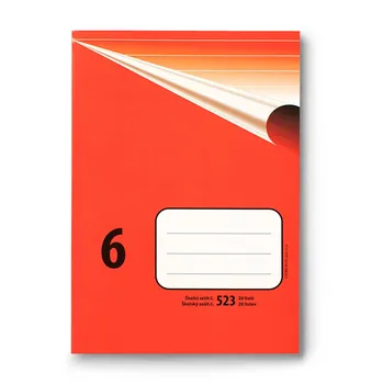 Sešit BOBO Školní sešit A5 523 20 listů linkovaný