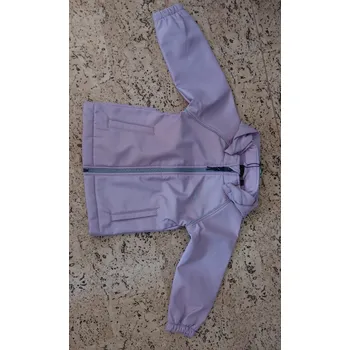 Name it softshell bunda dívčí NMFALFA MELANGE dawn pink