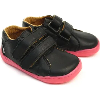 Dívčí polobotky Pegres barefoot SBF60F černo/růžová EUR 23