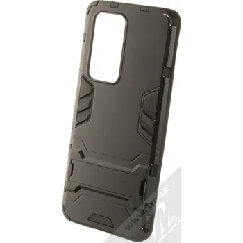 Pouzdro na mobilní telefon 1Mcz Armor Prop odolný ochranný kryt se stojánkem pro Huawei P40 Pro černá (black)
