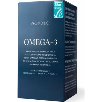 Přírodní produkt Nordbo Scandinavian Omega-3 Trout Oil 200 ml