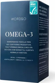 Přírodní produkt Nordbo Scandinavian Omega-3 Trout Oil 200 ml