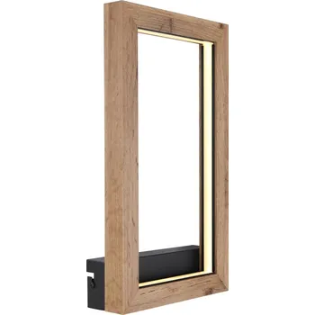 Nástěnné svítidlo Globo 67287W | MANDERA nástěnné svítidlo | LED | 12W | černá | Š: 20 cm |