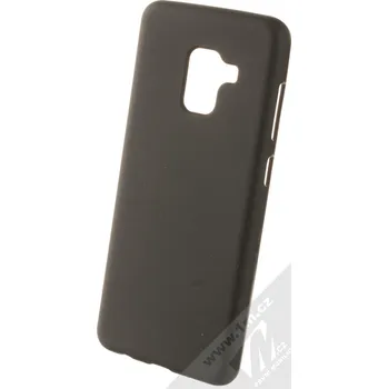 Pouzdro na mobilní telefon 1Mcz Back Matt-TO TPU ochranný kryt pro Samsung Galaxy A8 (2018) černá (black)