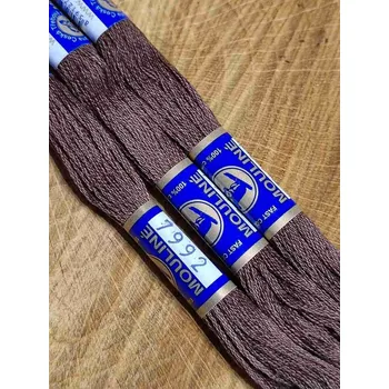 Příze Příze vyšívací Mouline Niťárna 7992 tmavě hnědá