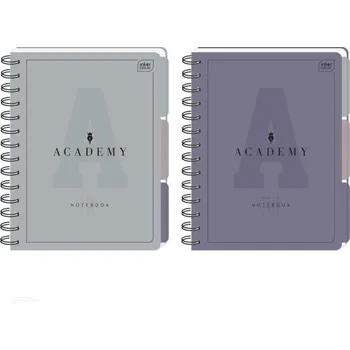 Interdruk Spirálový blok čtvereček A5 Dividers Academy 100 listů 90g