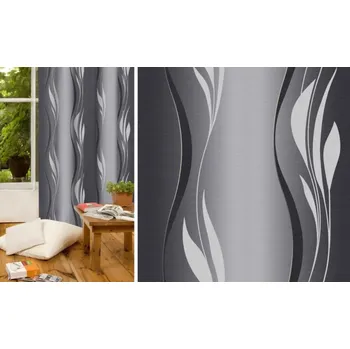 Závěsy metráž Astazi Šedé (S)