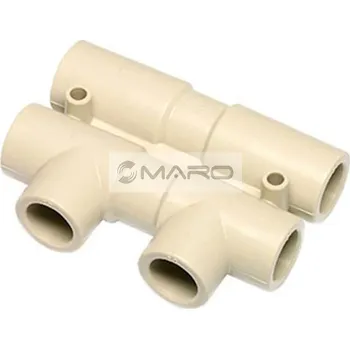 Vodovodní potrubí Wavin Ekoplastik Odbočka radiátorová PP-RCT 20 x 20 mm, SRAO02020RCT