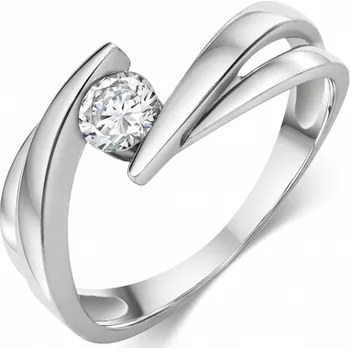 Prsten SOFIA stříbrný prsten se zirkonem DOZAUQ-RZA-ZW-56
