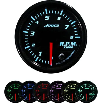Budík Budík ADDCO, tachometr, 7 farieb