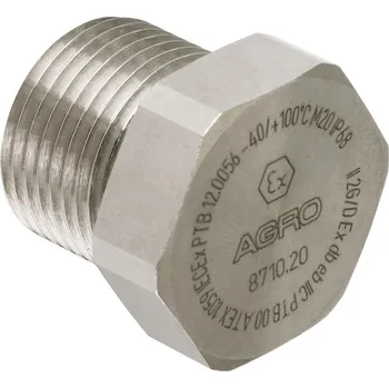 AGRO Zátka M20x1,5 mosaz AG-8710.20