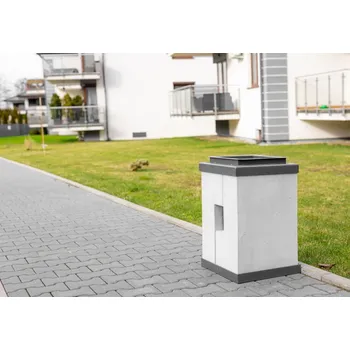 Venkovní odpadkový koš Proficity koš na odpadky Roma s obručí
