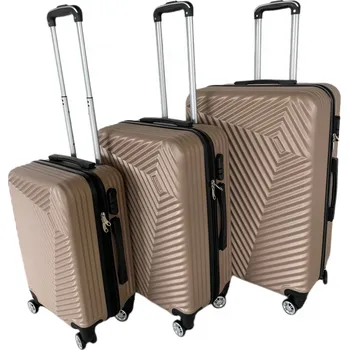 Sada cestovních zavazadel hnědá 3ks