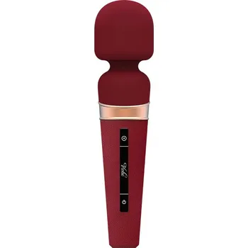 Vibrátor Viotec Titan Wand Vibrator Gold & Wine Red