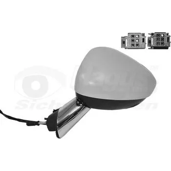 Auto zrcátko Vnější zpětné zrcátko VAN WEZEL 0952817