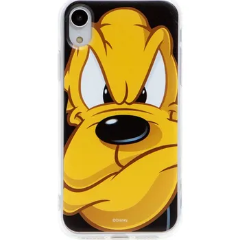 Pouzdro na mobilní telefon Kryt DISNEY pro Apple iPhone Xr - pes Pluto - gumový - černý