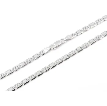 Řetízek Pánský stříbrný řetízek 56885F 50 cm + Dárek zdarma