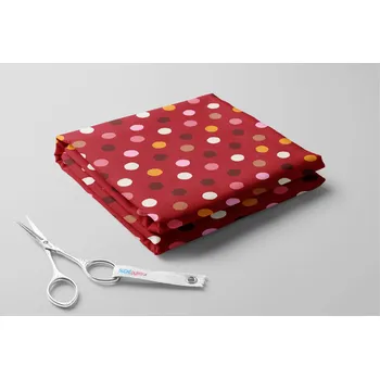 Dámské plavky Lycra exclusive, Veselé puntíky Barva: Červená Ferrari