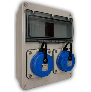 Rozvaděč 43518.20000M IP65 zásuvková kombinace osazená ELEKTRIUM