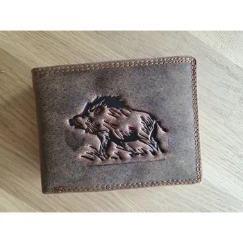 Peněženka Pánská peněženka s divočákem, kožená