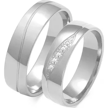 Prsten SOFIA zlatý dámský snubní prsten ZSA-126WWG-DIA