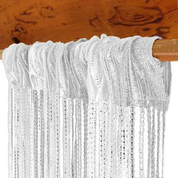 Záclona TifanTEX Curtain stříbrná 100 x 200 cm