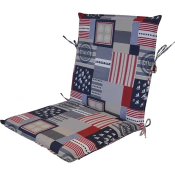 Podsedák Polstr na zahradní křeslo UNI s nízkým opěradlem UNIKO Nautical