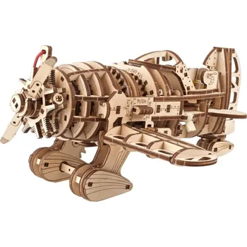 ostatní stavebnice Ugears 3D dřevěné mechanické puzzle Letadlo Mad Hornet