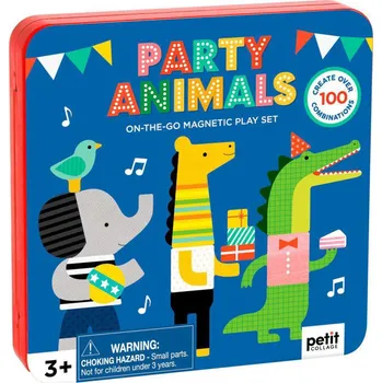 Hračka Petit Collage Magnetická knížka Zvířecí oslava
