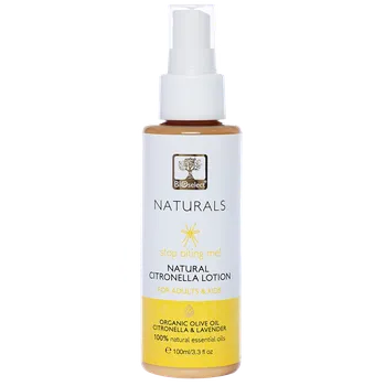 Tělové mléko Přírodní sprej s Citronellou proti komárům pro dospělé i děti 100ml BIOselect® NATURALS