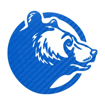 Samolepící dekorace SAMOLEPKA Medvěd 012 pravá hlava (57 - 3D karbon modrý) NA AUTO, NÁLEPKA, FÓLIE, POLEP, TUNING, VLASTNÍ TEXT, TISK, AUTOSAMOLEPKY.cz, POLEPY, OBRÁZEK, LOGO, SAMOLEPKY