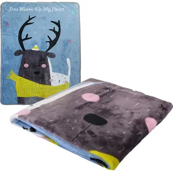 Dětská deka Carla Deka Nohled hnědá Univerzální