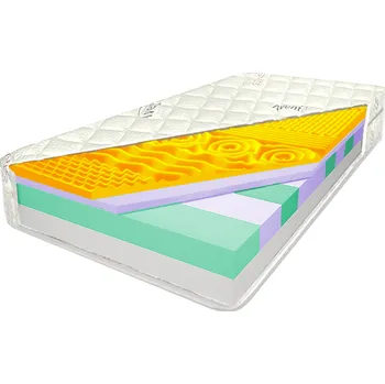 Matrace Eureka Sendvičová matrace „HEKTOR” 17cm 80 x 200 Bílá sendvičové Bamboo